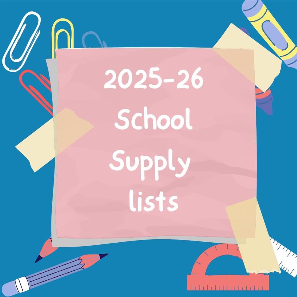  School Supply Lists